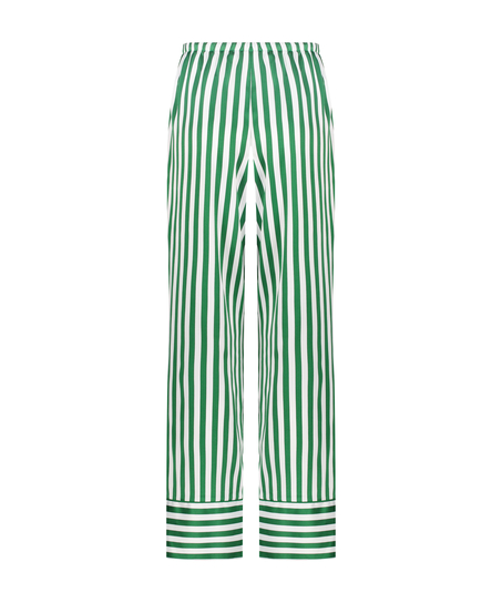 Spodnie z satyny, Zielony
