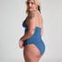 Majtki Bikini Rio Scallop, Niebieski