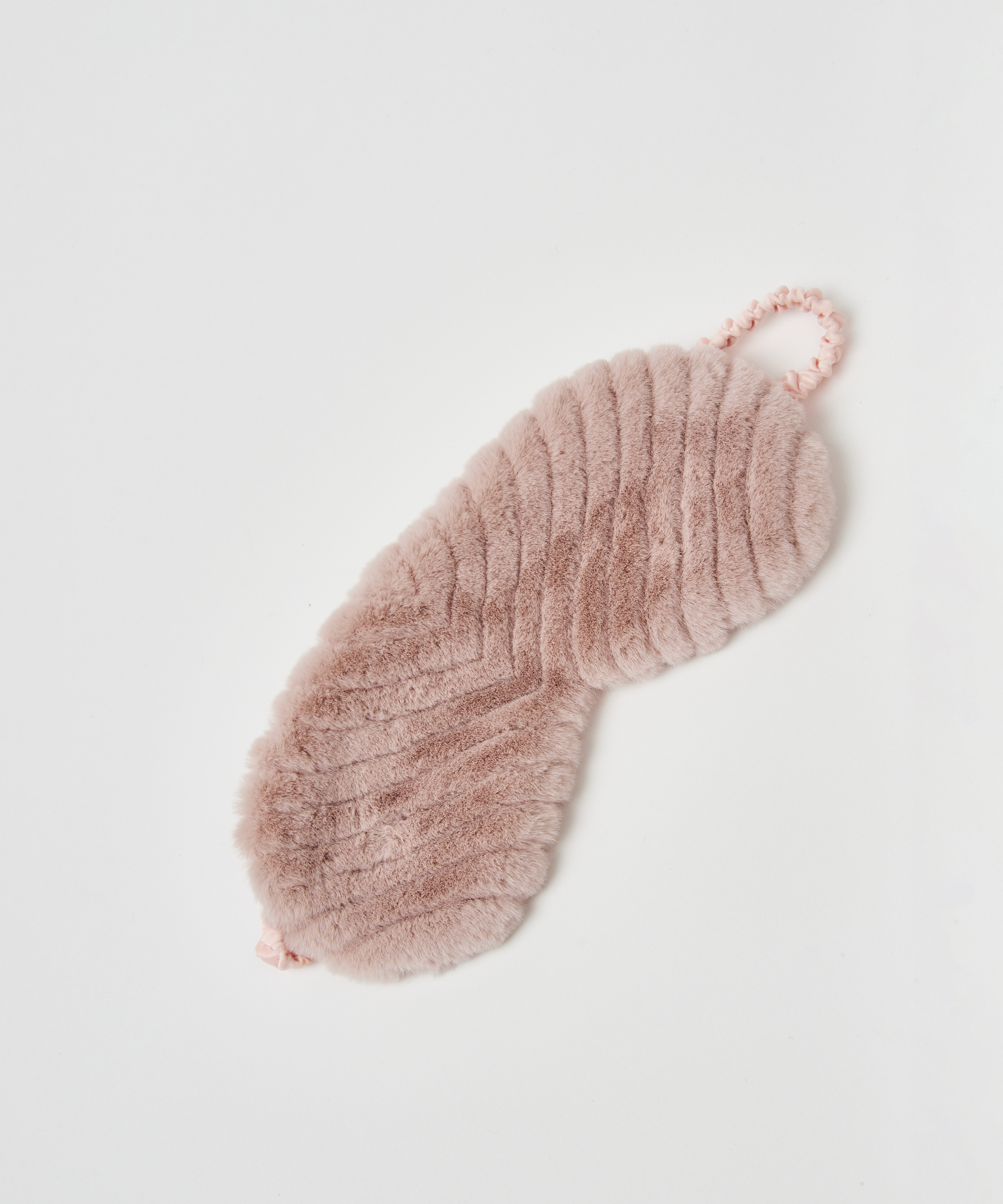 Maska do spania ze sztucznego futra, Szary, main