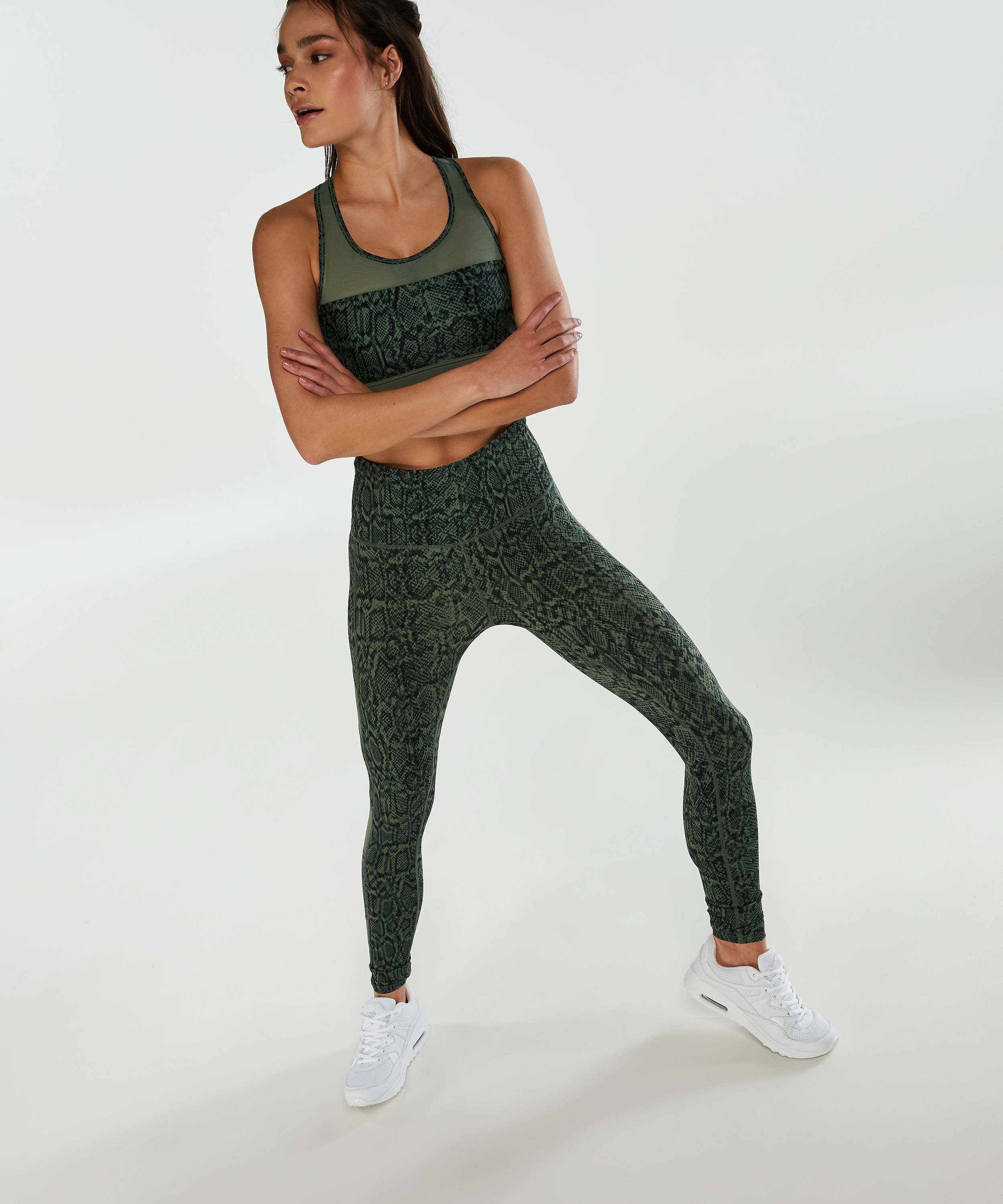 HKMX The Classic Level 1 Sports Bra, Zielony, main