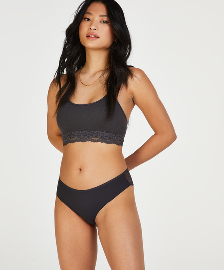 Brazyliany Lace Back, Szary