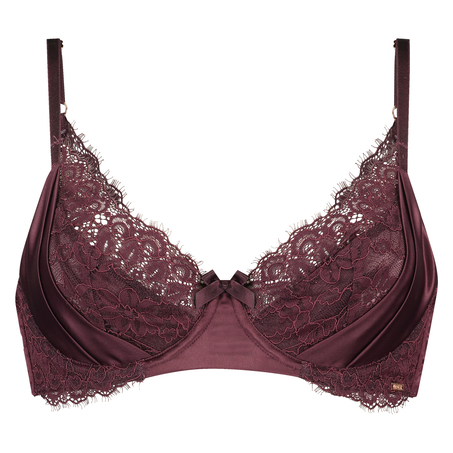 Nadia Non-Padded Underwired Bra, Czerwony