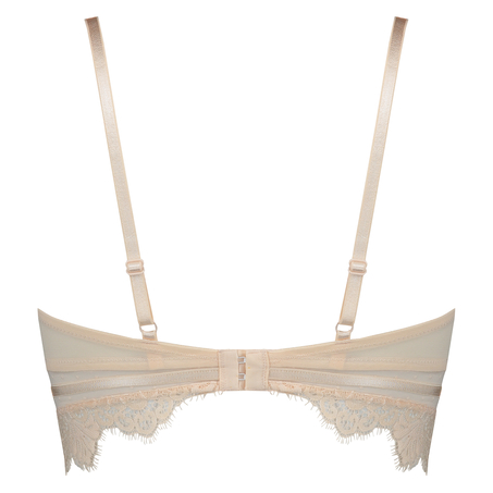 Usztywniany biustonosz typu longline z fiszbinami Marliee, R&oacute;żowy