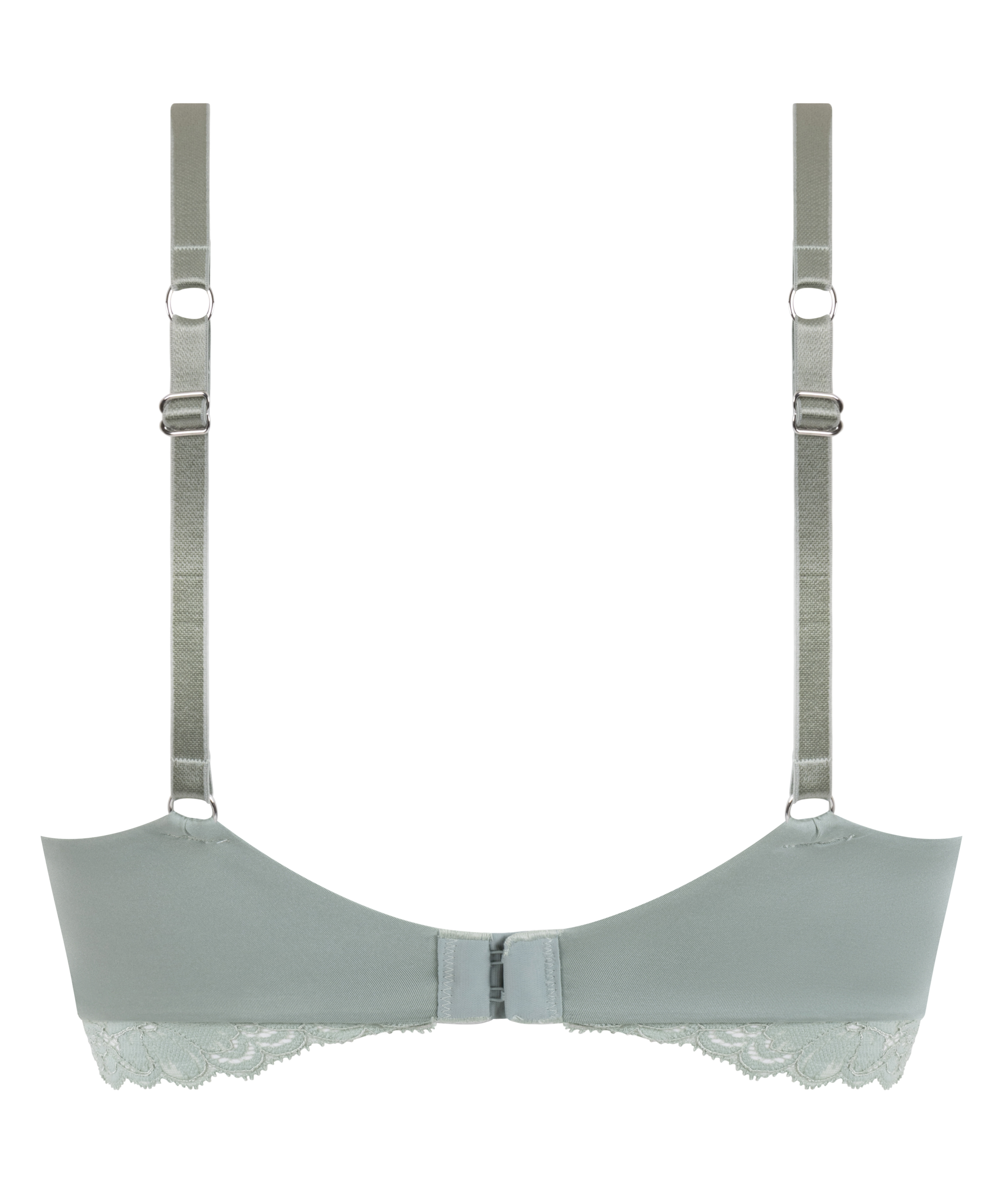 Usztywniony biustonosz bez fiszbin Andrea, Zielony, main