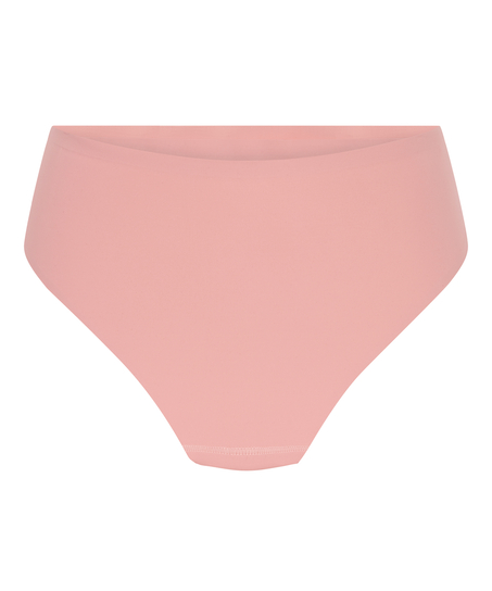 Tanga z wysokim stanem Smooth, R&oacute;żowy