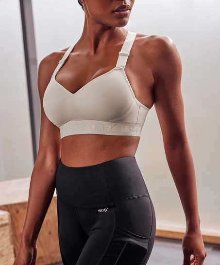 Legginsy marszczone z wysokim stanem HKMX, Czarny