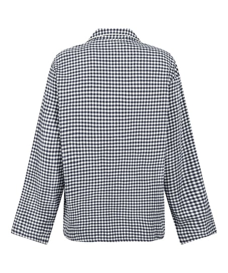 Top piżamowy Flanel Essentials, Niebieski