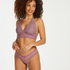 Brazyliany V-shape Mesh, Fioletowy