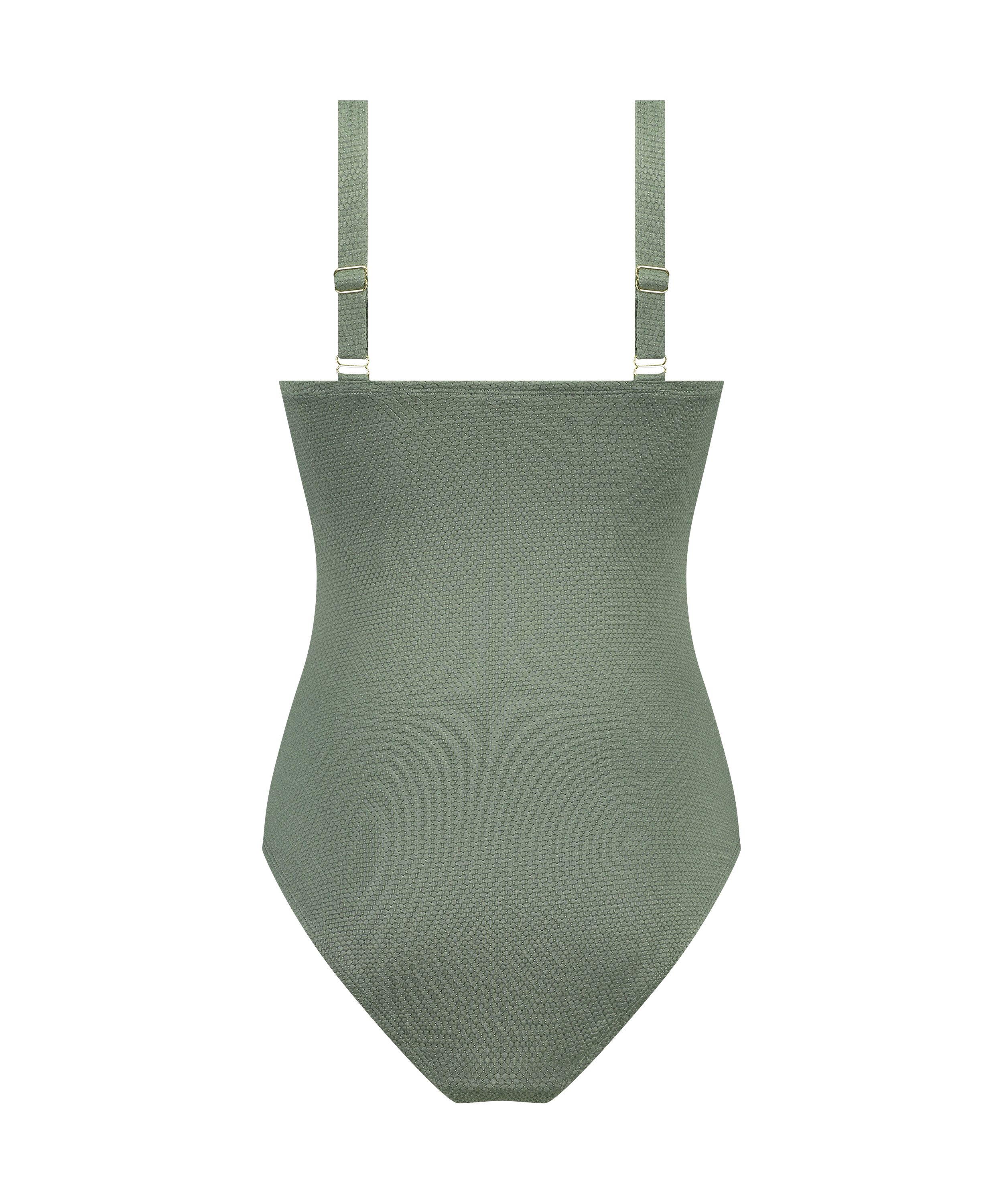 Str&oacute;j kąpielowy Shaping Scallop, Zielony, main