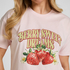 T-shirt z Nadrukiem, R&oacute;żowy