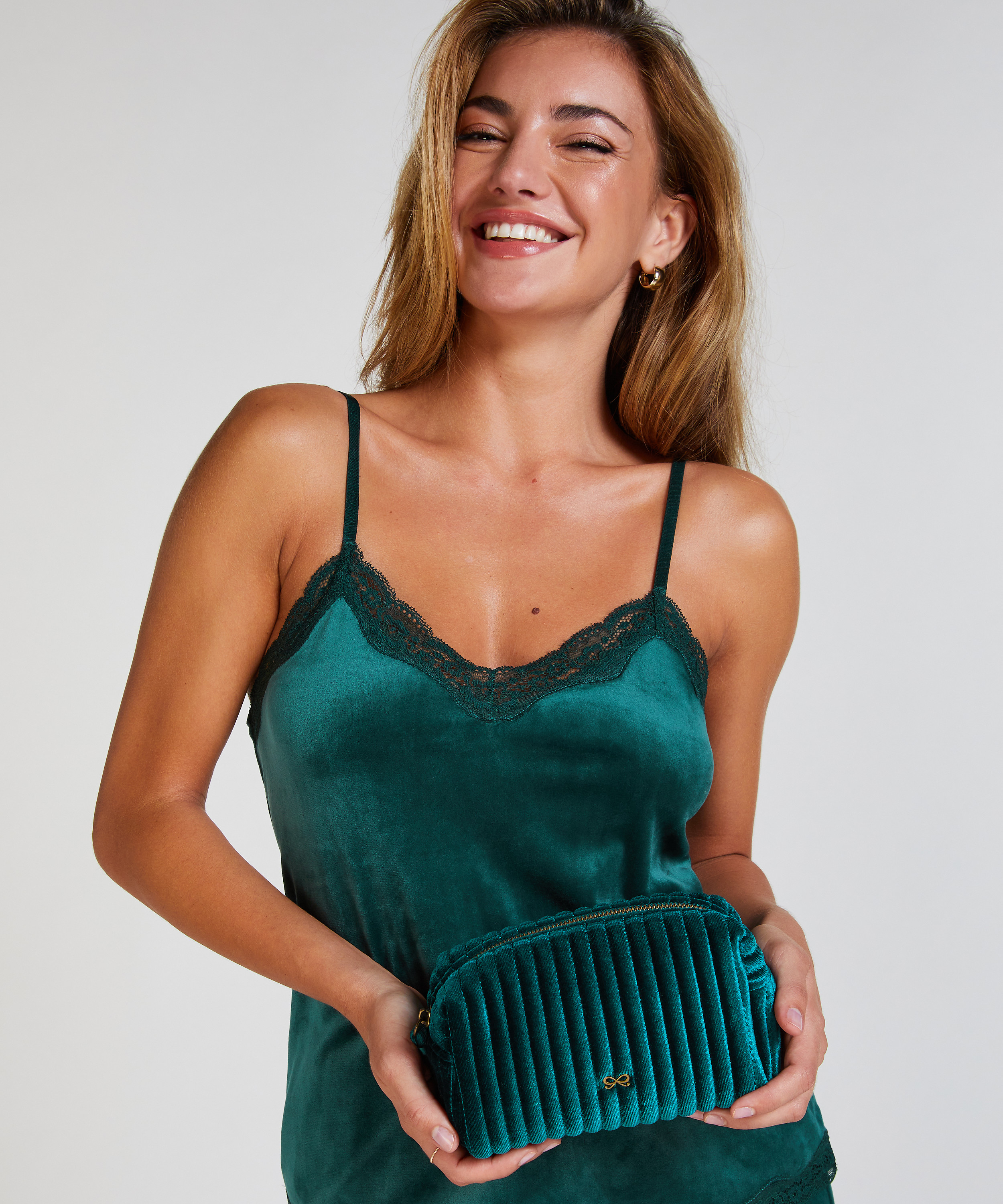 Kosmetyczka, Zielony, main