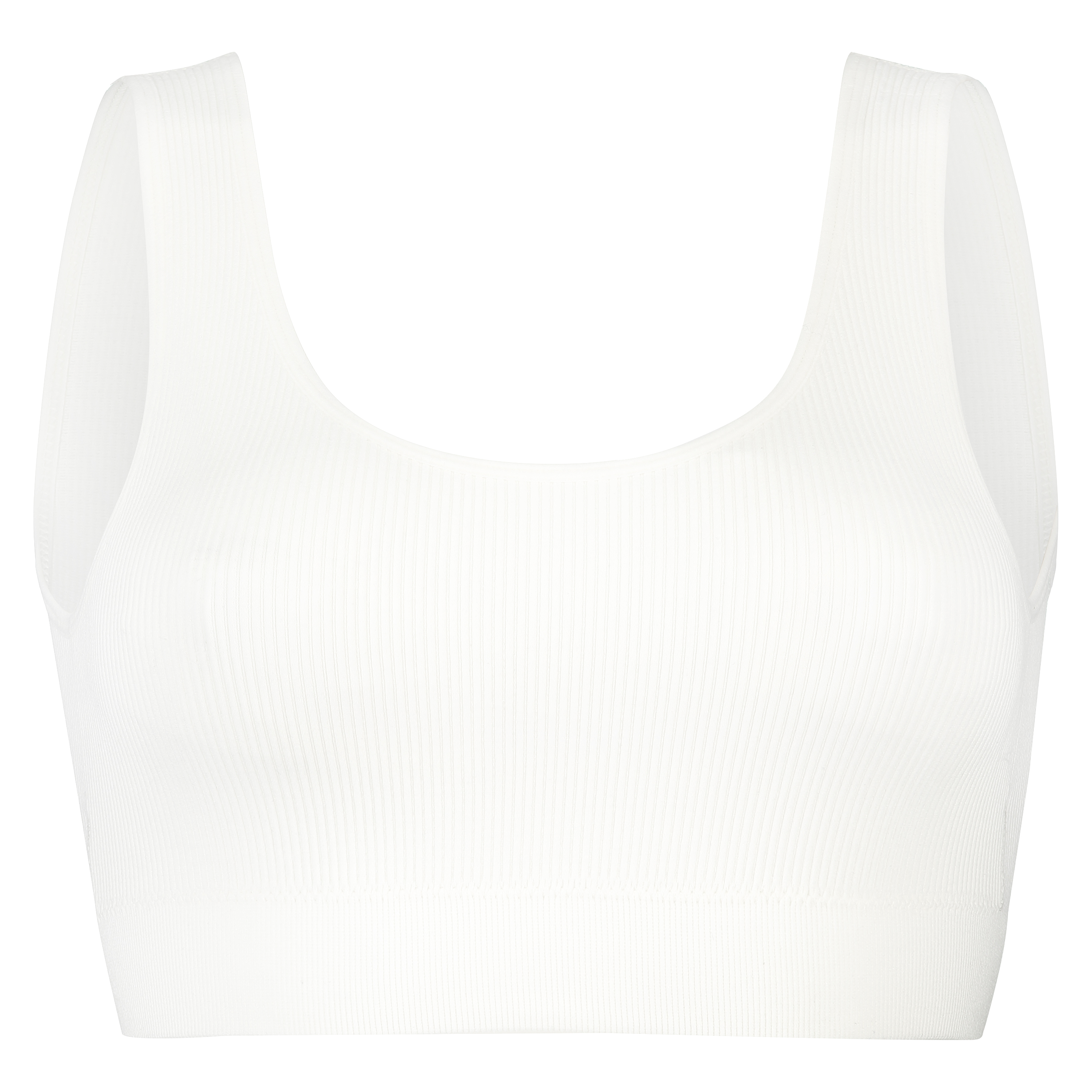 Seamless bralette, Biały, main