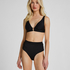Triangle Bikini Top Luxe, Czarny