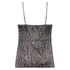 Zebra Velour Cami, Szary