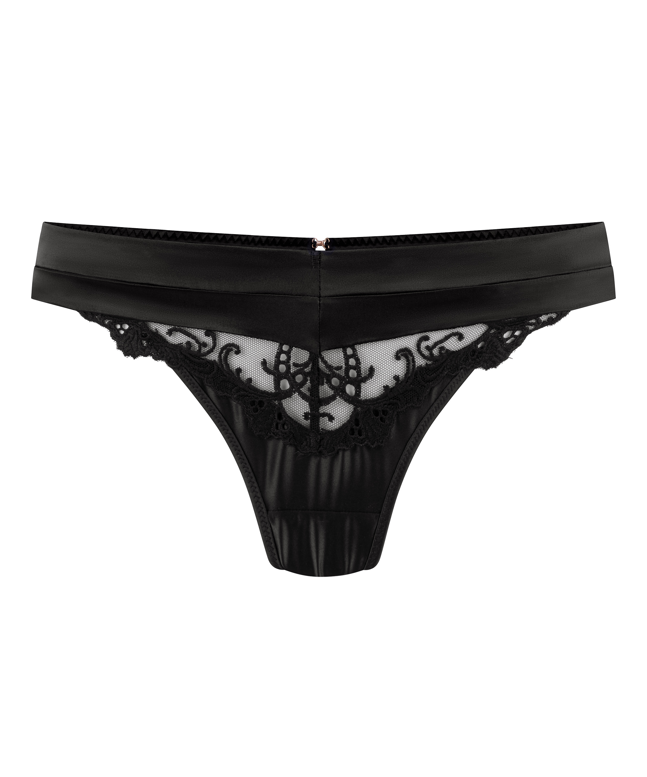 Stringi z wysokim wycięciem Sveta, Czarny, main