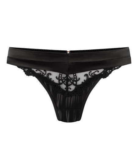 Stringi z wysokim wycięciem Sveta, Czarny