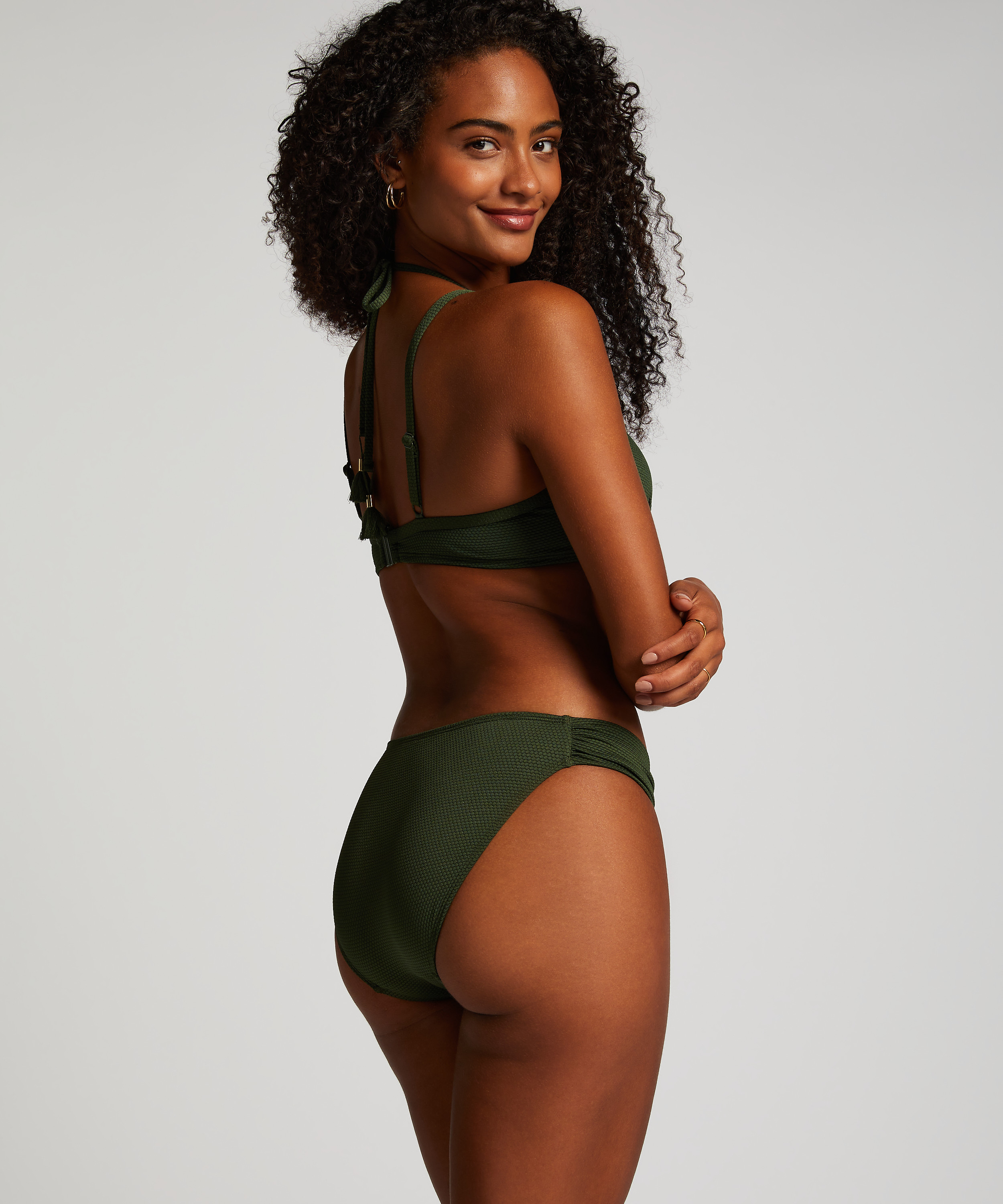 Majtki Bikini Rio Scallop, Zielony, main