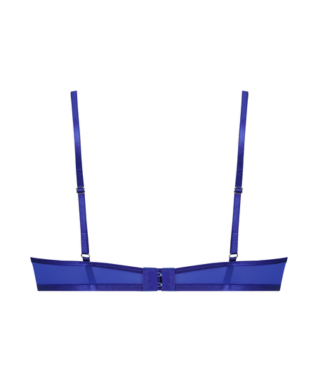 Biustonosz nieusztywniany z fiszbinami Isabelle, Niebieski