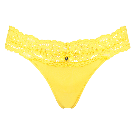 Rose Extra Low Rise Thong, Ż&oacute;łty