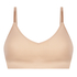 Tr&oacute;jkątny biustonosz bralette Dide, Beżowy