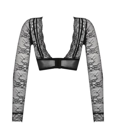 Biustonosz bralette Molly, Czarny