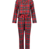 Piżama we wz&oacute;r Flannel, Czerwony