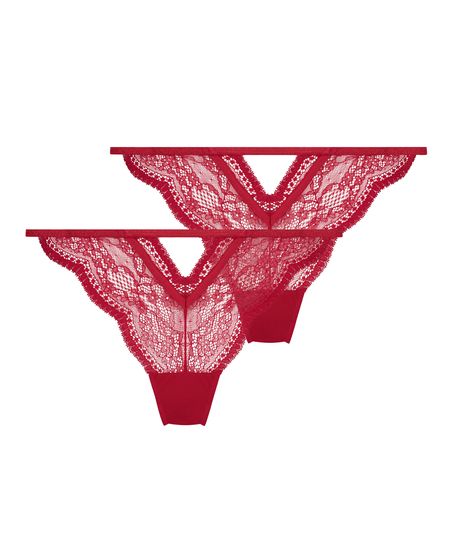 2 pary brazylianów Isabelle, Czerwony