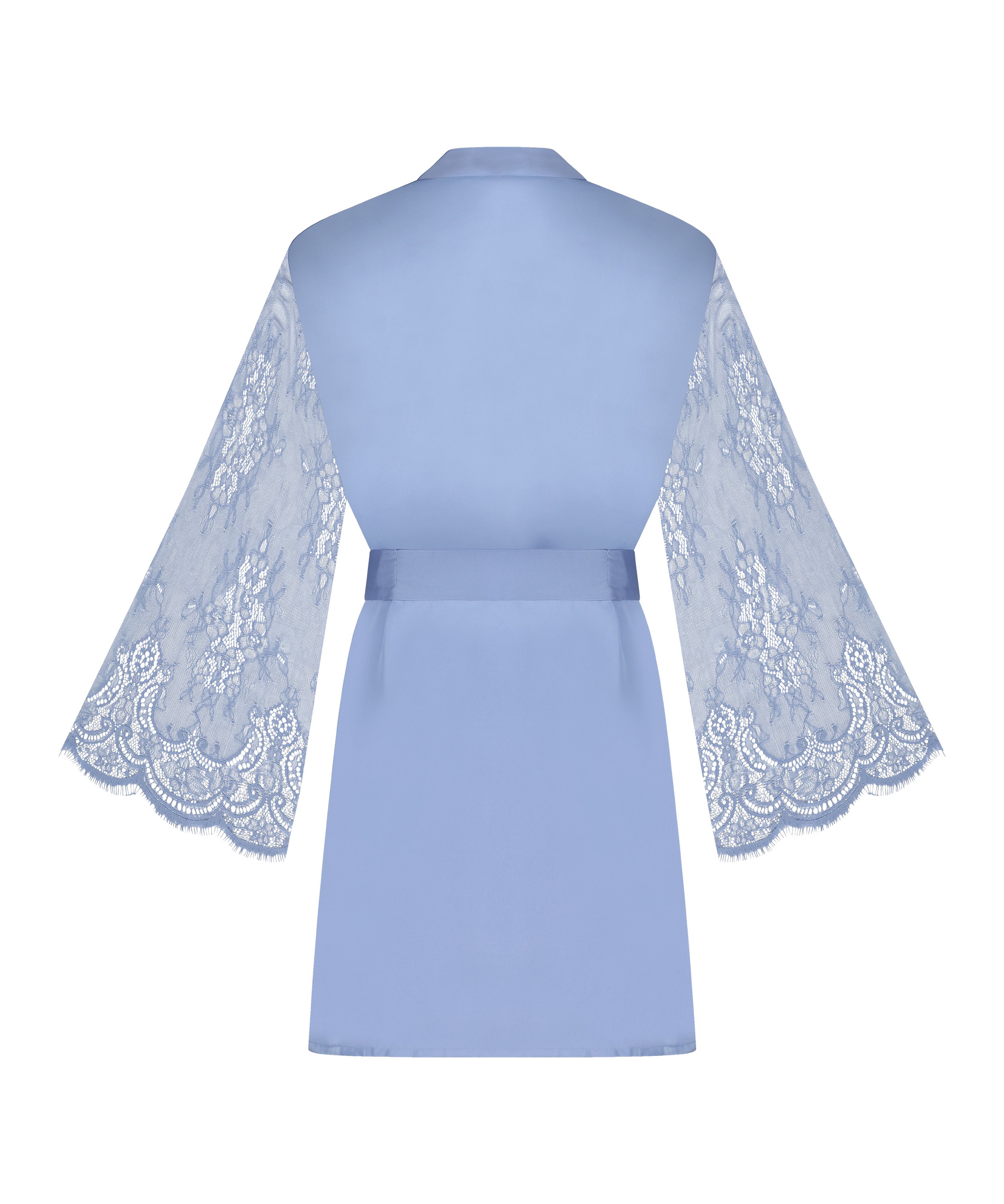 Satynowe kimono, Niebieski, main