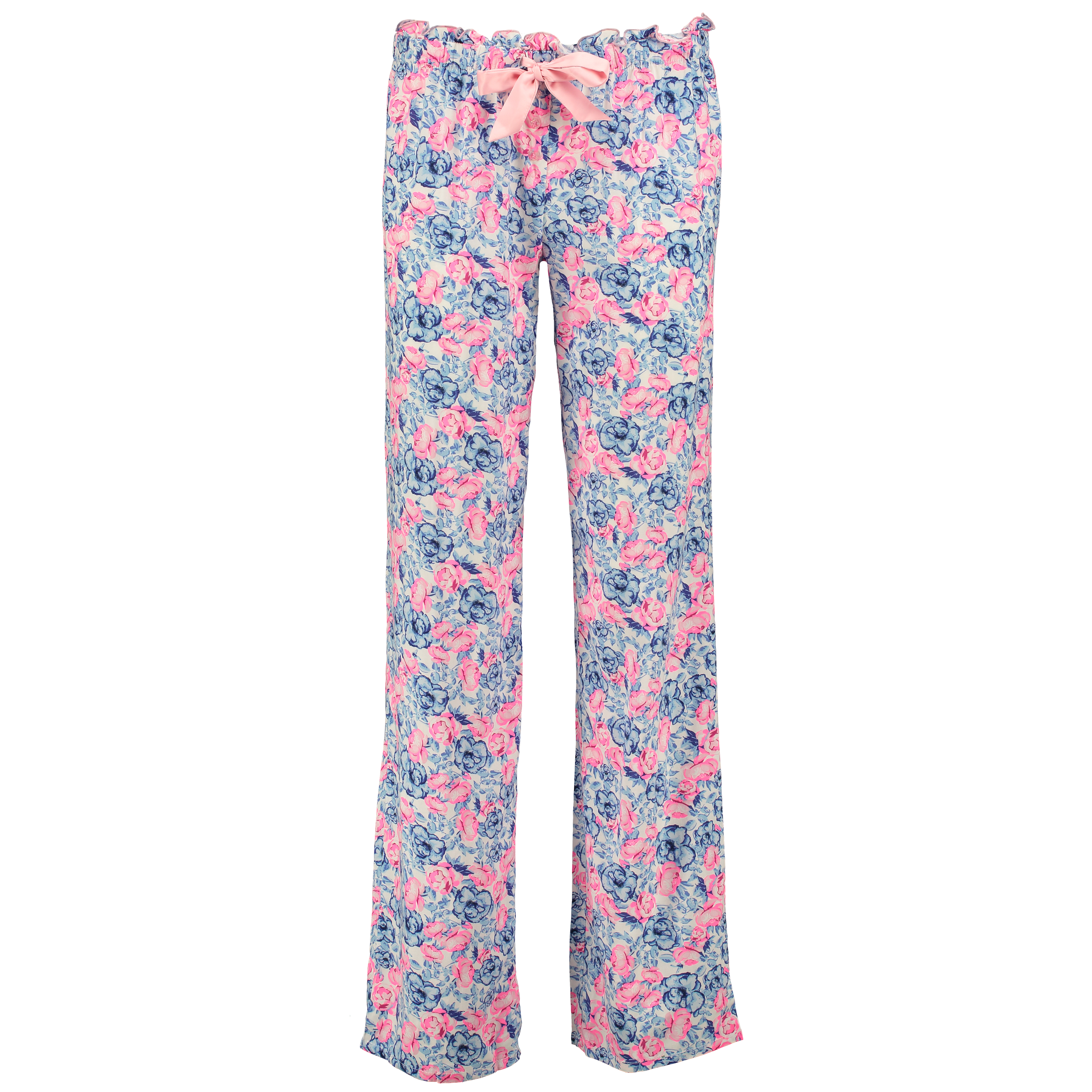 Pyjama pants Fem pants Flower, Niebieski, main