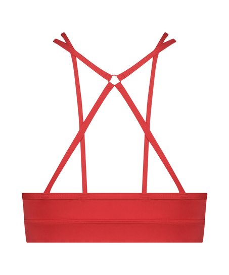 Sportowy biustonosz HKMX The Nadi - poziom 1, Czerwony