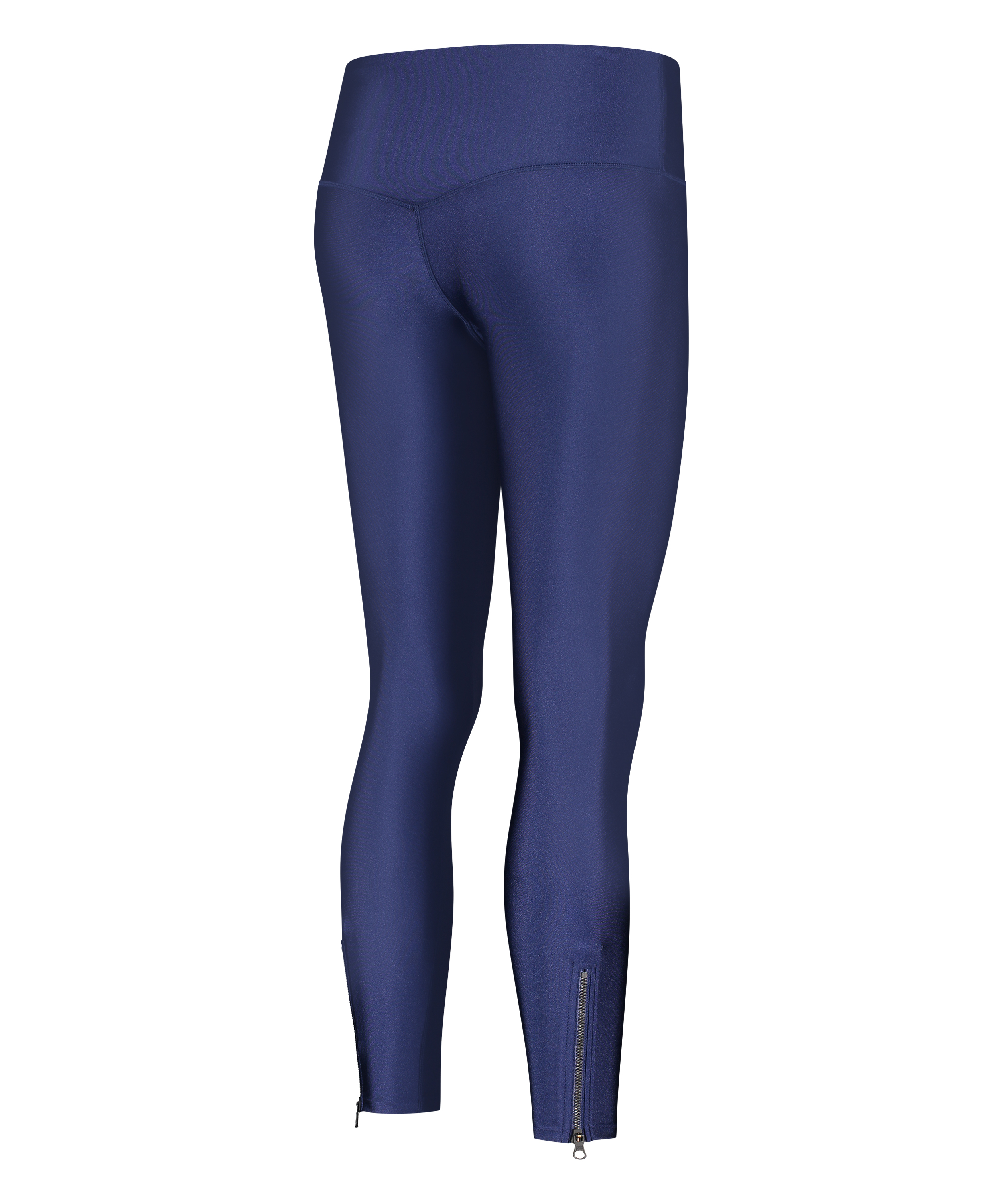 HKMX High Waisted Shine Sports leggings, Niebieski, main