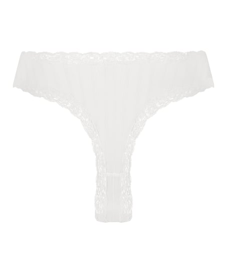 Brazyliany V-shape Mesh, Biały