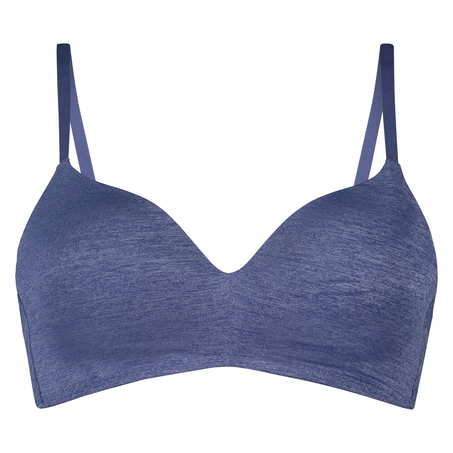 Padded non-wired bra Rebecca, Niebieski