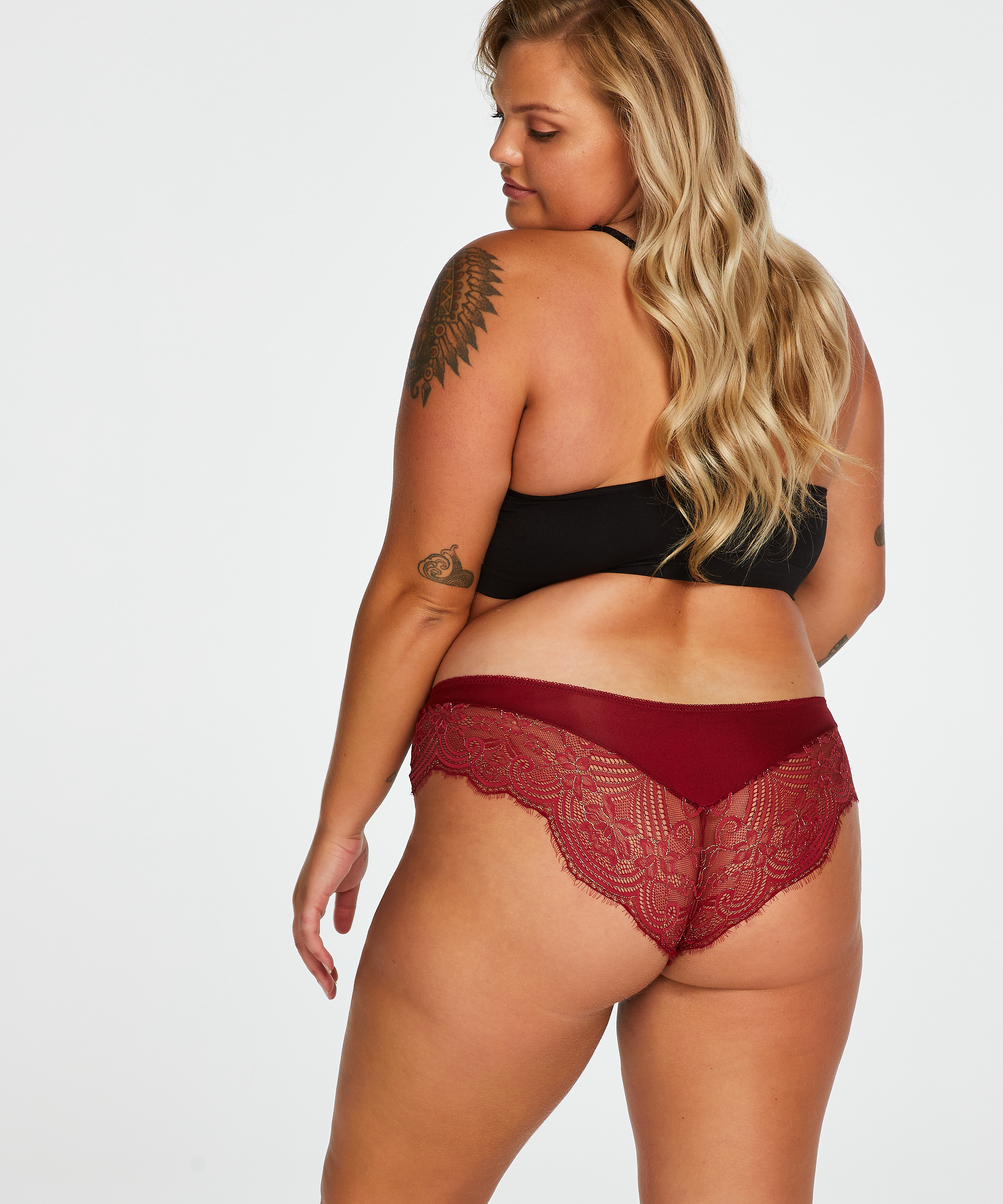 Selena Brazilian Shorts, Czerwony, main