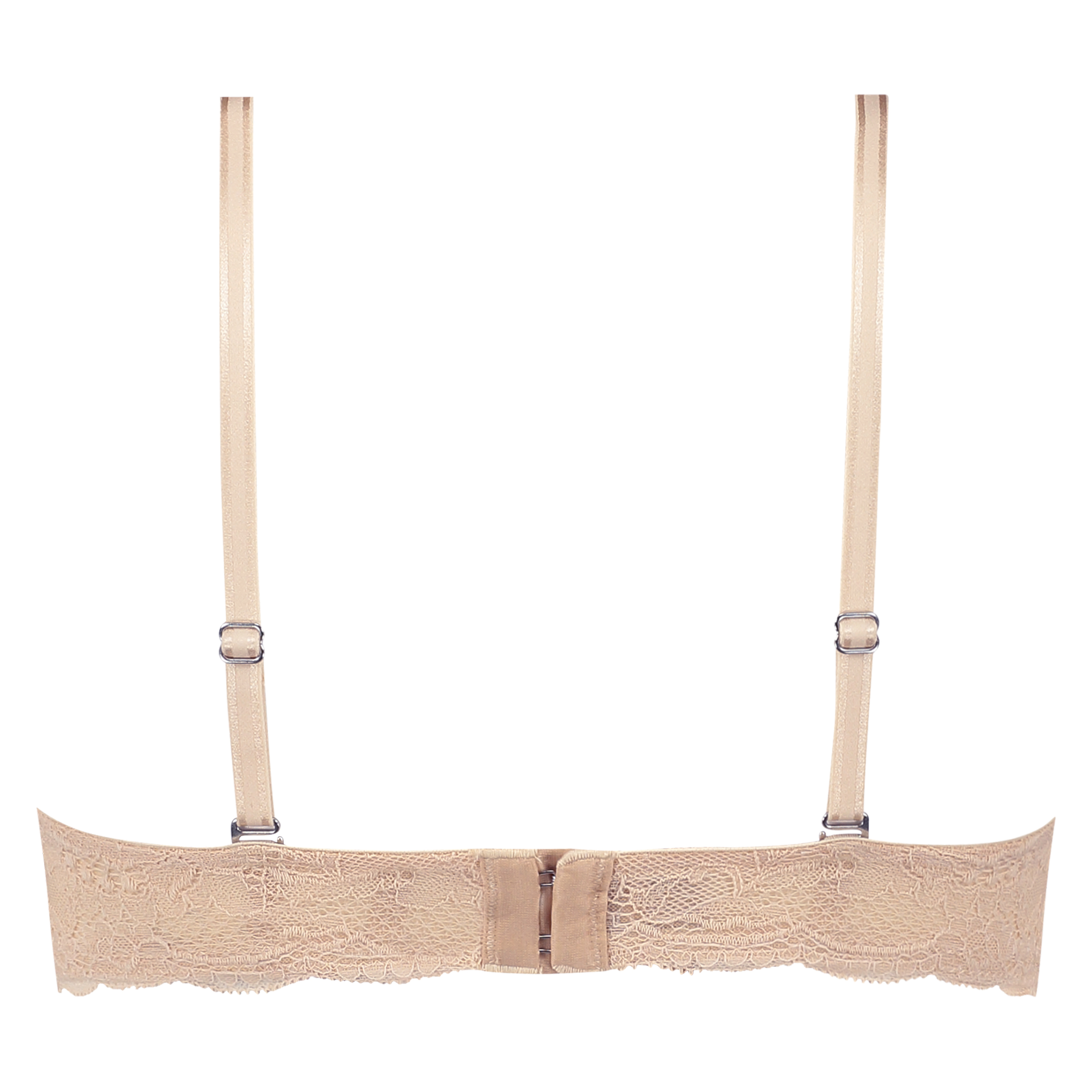 Angie Padded Strapless Underwired Bra, Beżowy, main