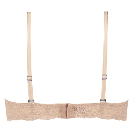 Angie Padded Strapless Underwired Bra, Beżowy