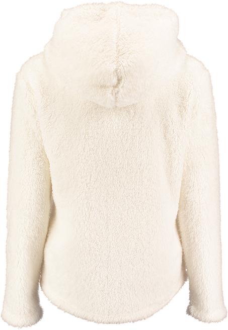 Jacket Ressy cardigown fleece, Biały