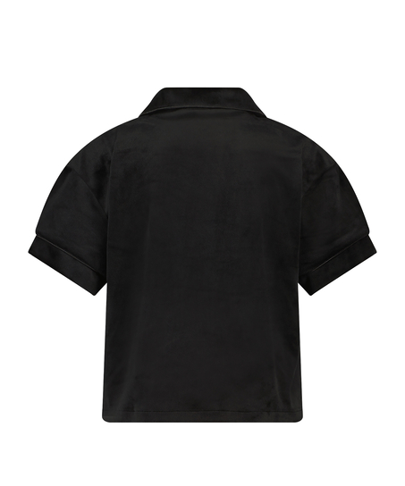 Bluza z weluru, Czarny