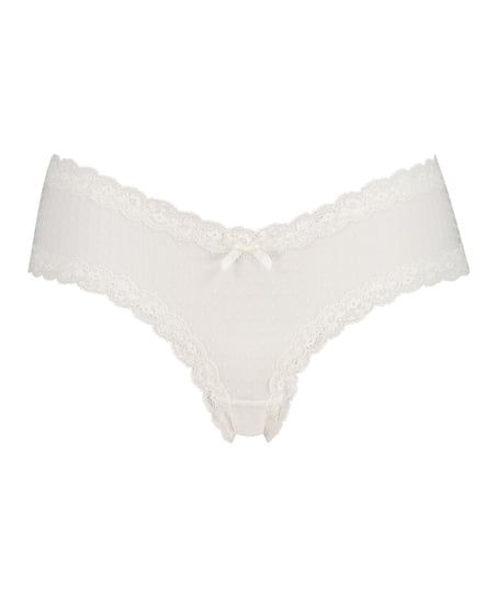 Brazyliany V-shape Mesh, Biały