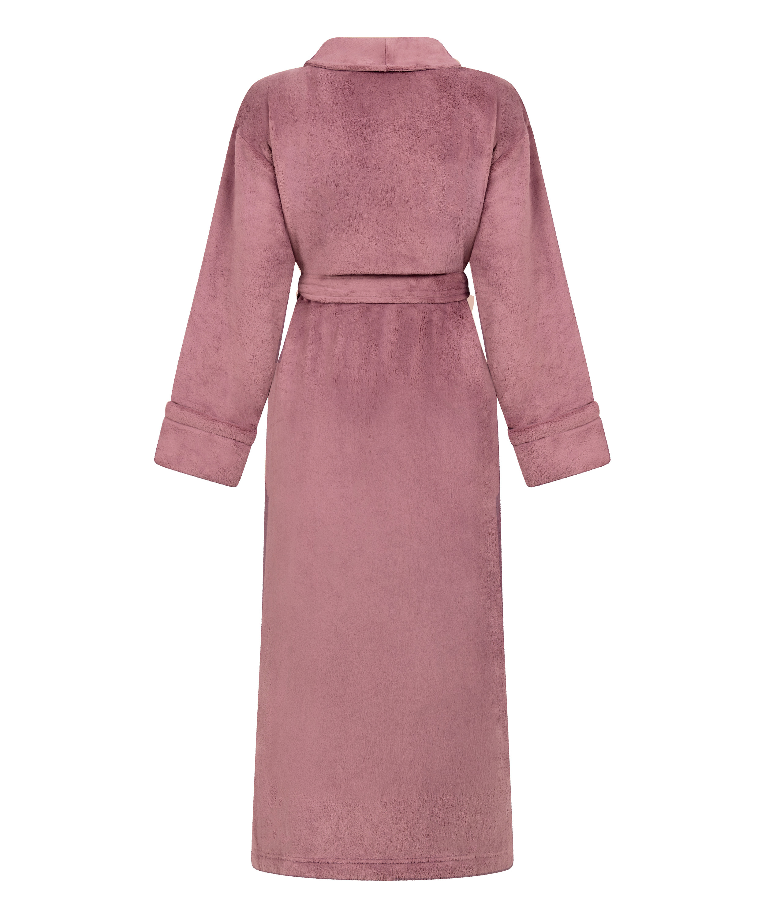 Miękki szlafrok polarowy, Fioletowy, main