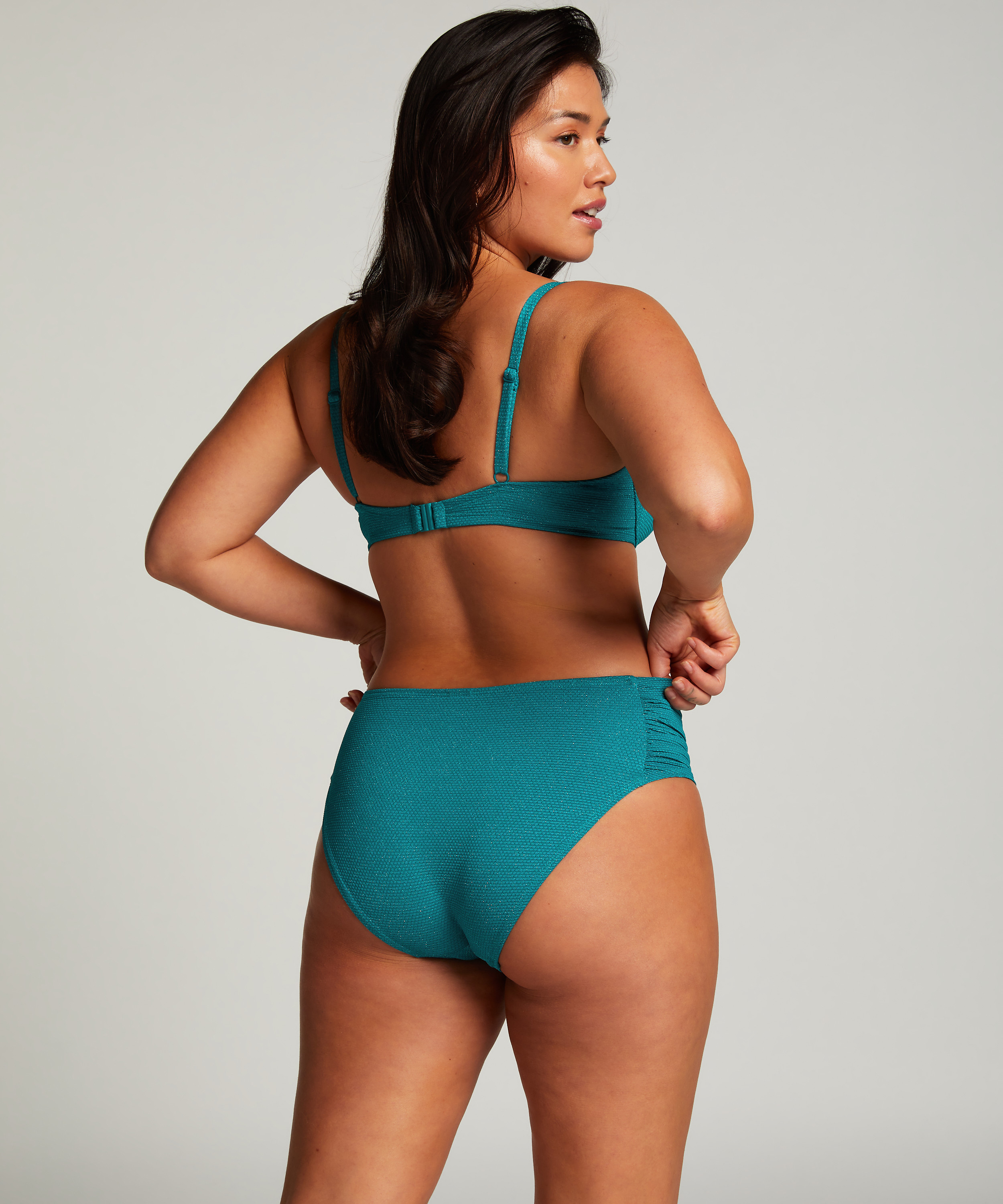 Majtki Bikini Rio Relief, Zielony, main