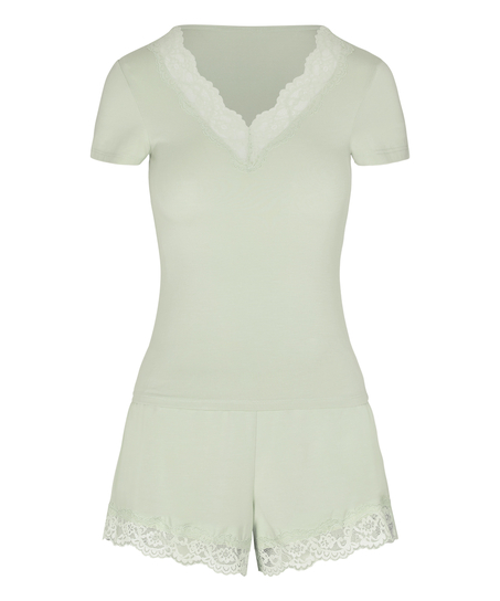 Komplet Piżamy Nana, Zielony