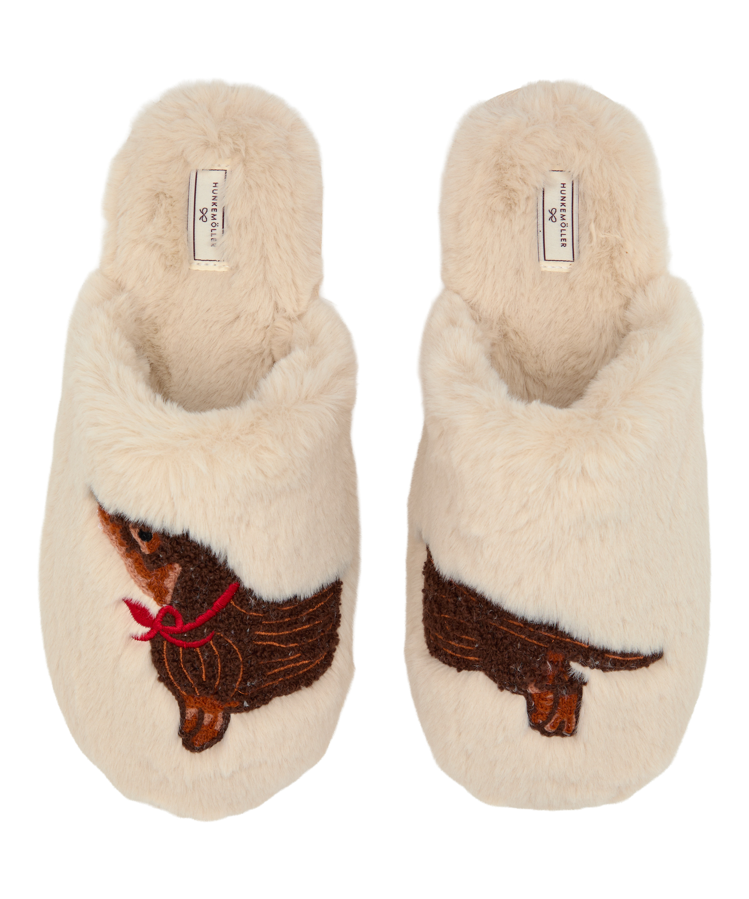 Kapcie Faux Fur, Biały, main