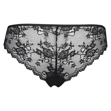 Brazyliany Lace Back, Czarny