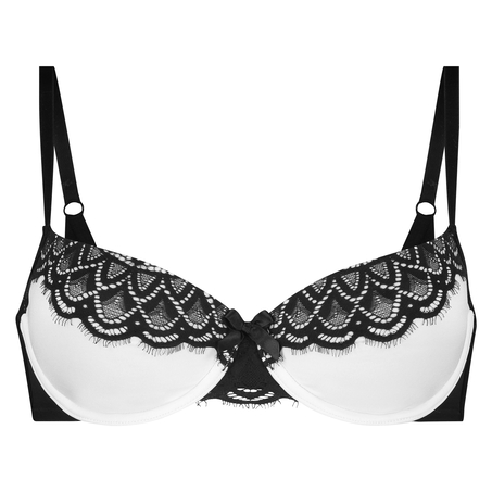 Lina Padded Underwired Bra, Czarny