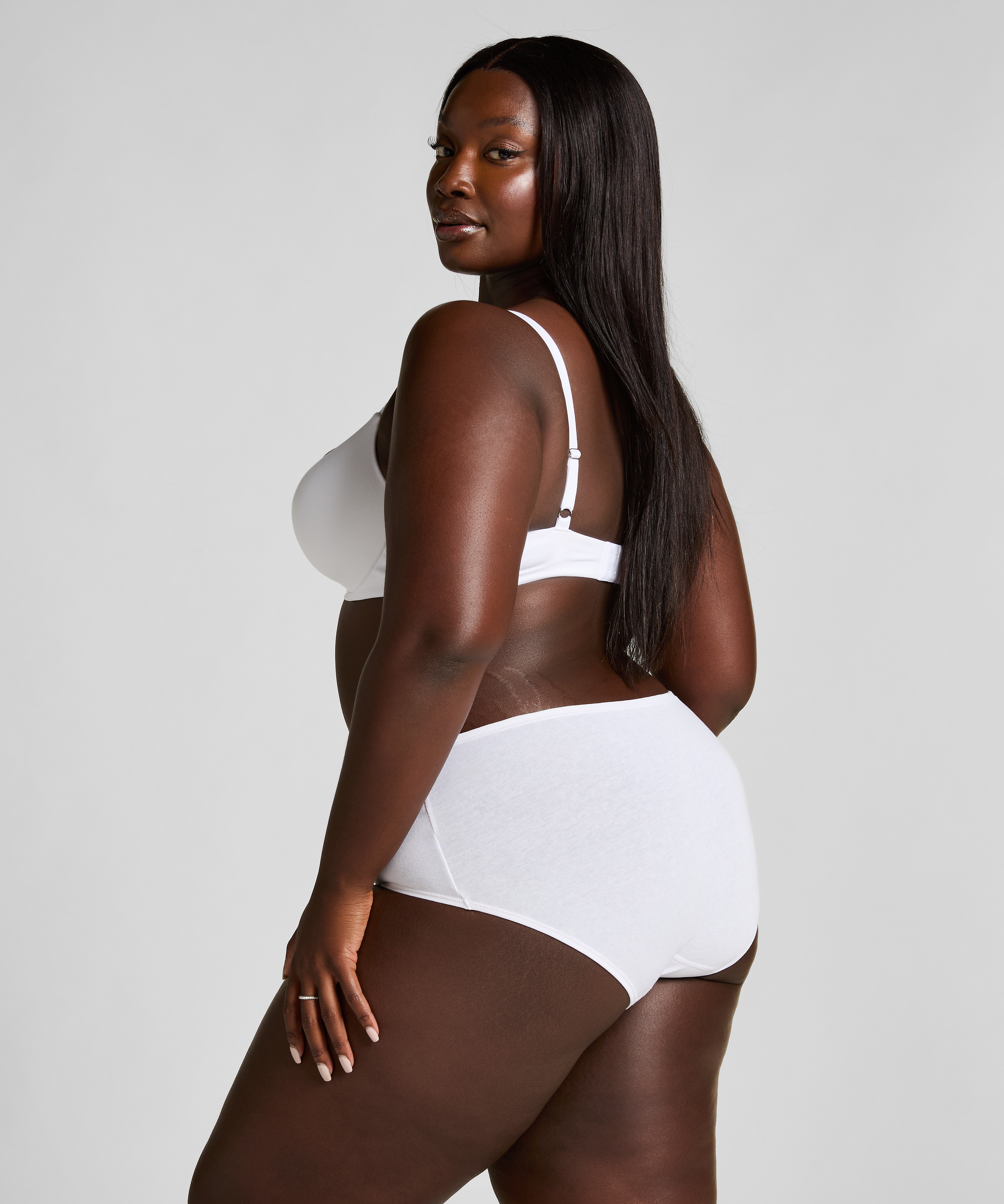 Halka Midi, Biały, main