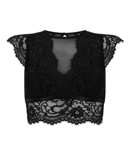 Biustonosz braletka Valora, Czarny