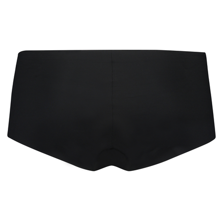 Invisible shorts lace waistband, Czarny