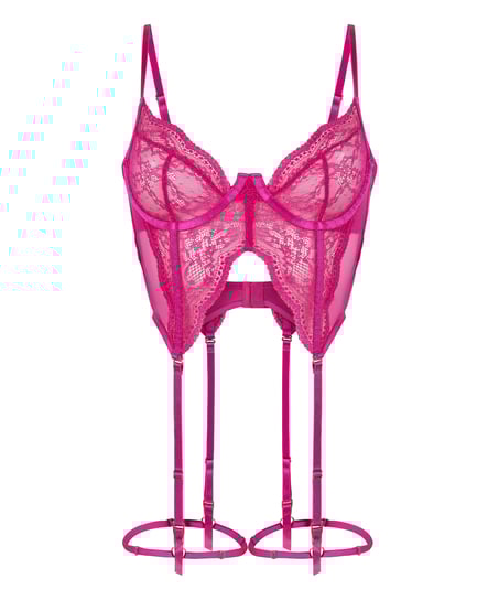 Gorset Isabelle, R&oacute;żowy