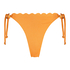 Majtki Bikini Cheeky Tanga Scallop Lurex, Pomarańczowy